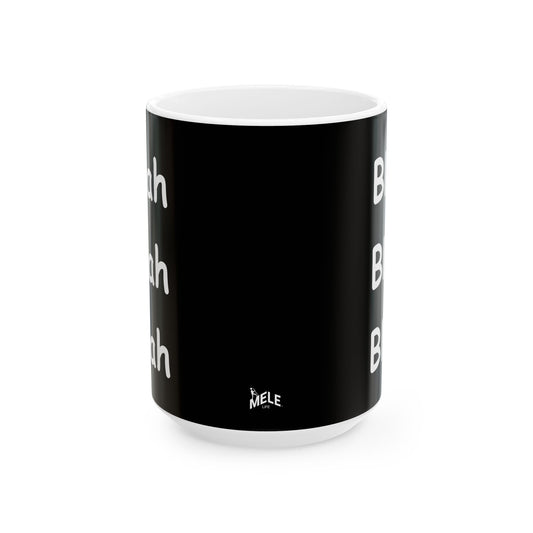 Coffee Mug (11oz/15oz) - Blah Blah Blah  (black)