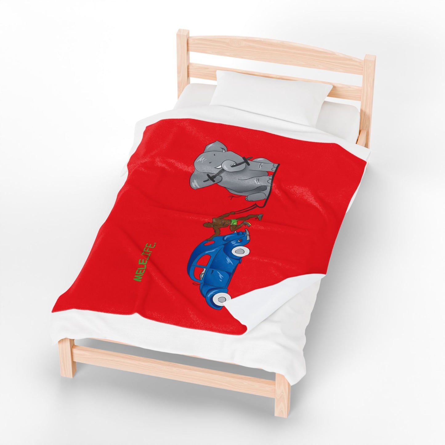 Blanket  - Strong Black Man  (red)