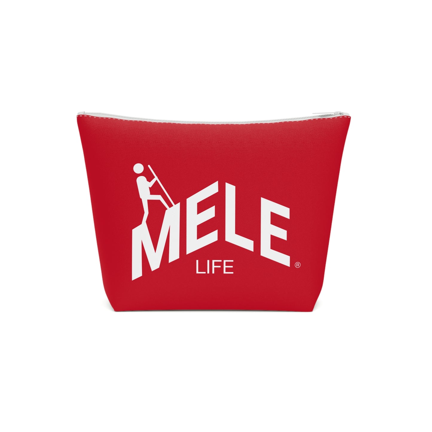 Cosmetic Bag - MELE LIFE logo   (red)