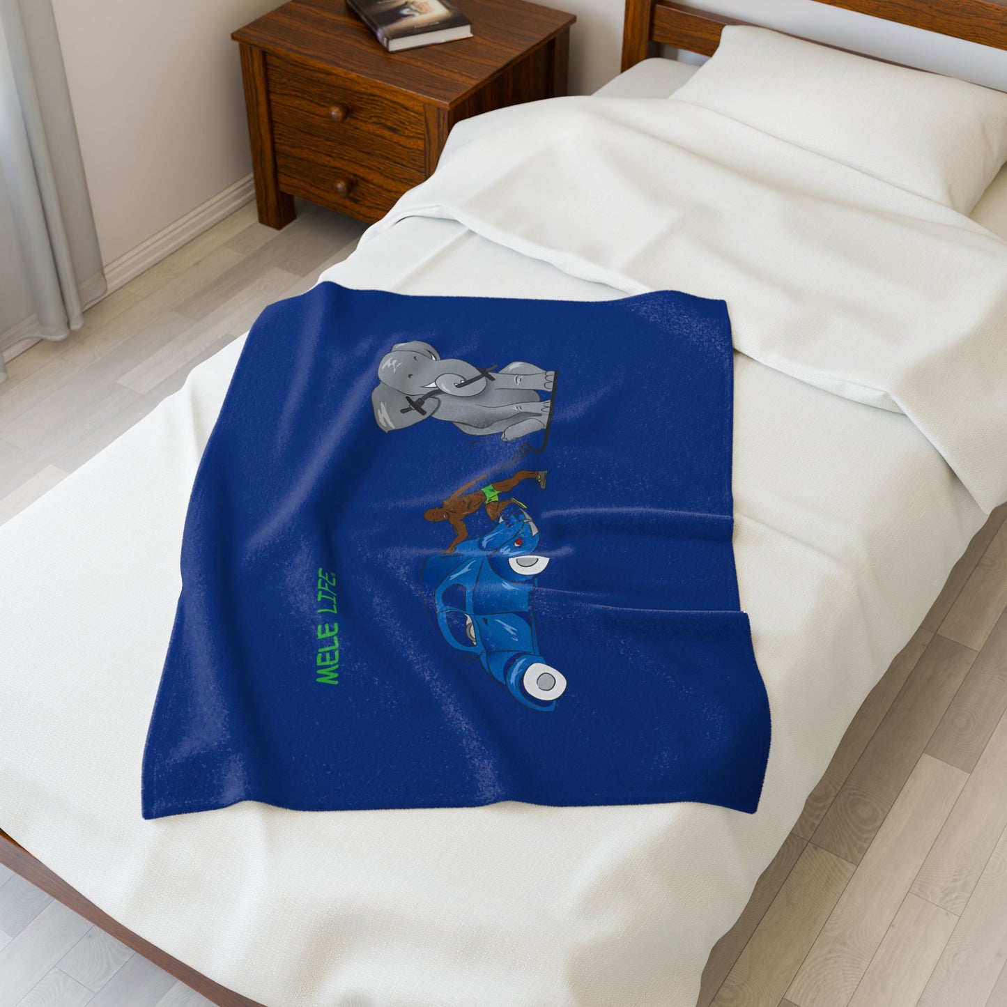 Blanket  - Strong Black Man  (blue)