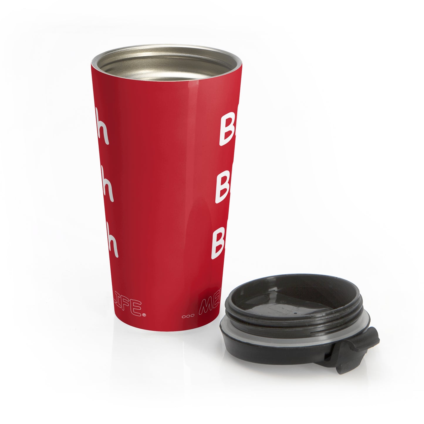 Travel Mug - Blah Blah Blah    (red)