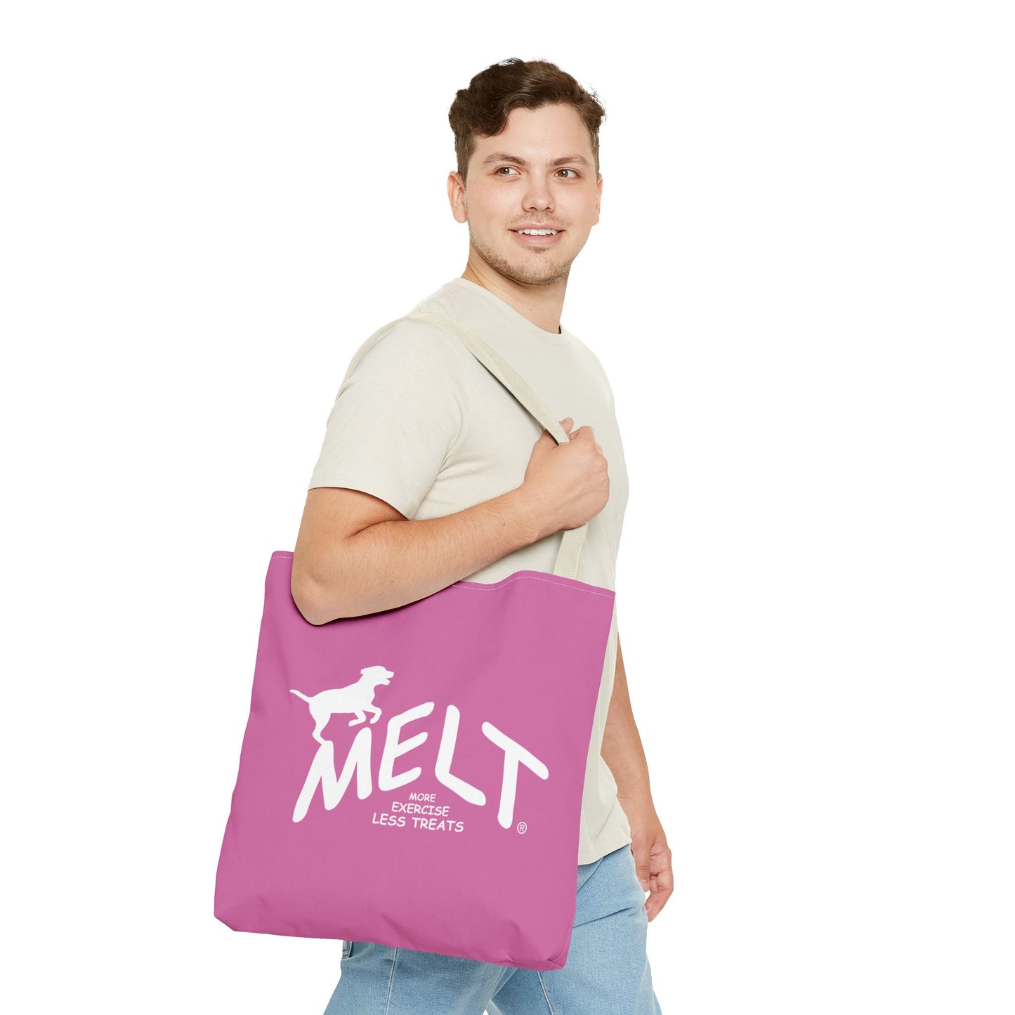 Tote Bag - MELT logo  (pink)