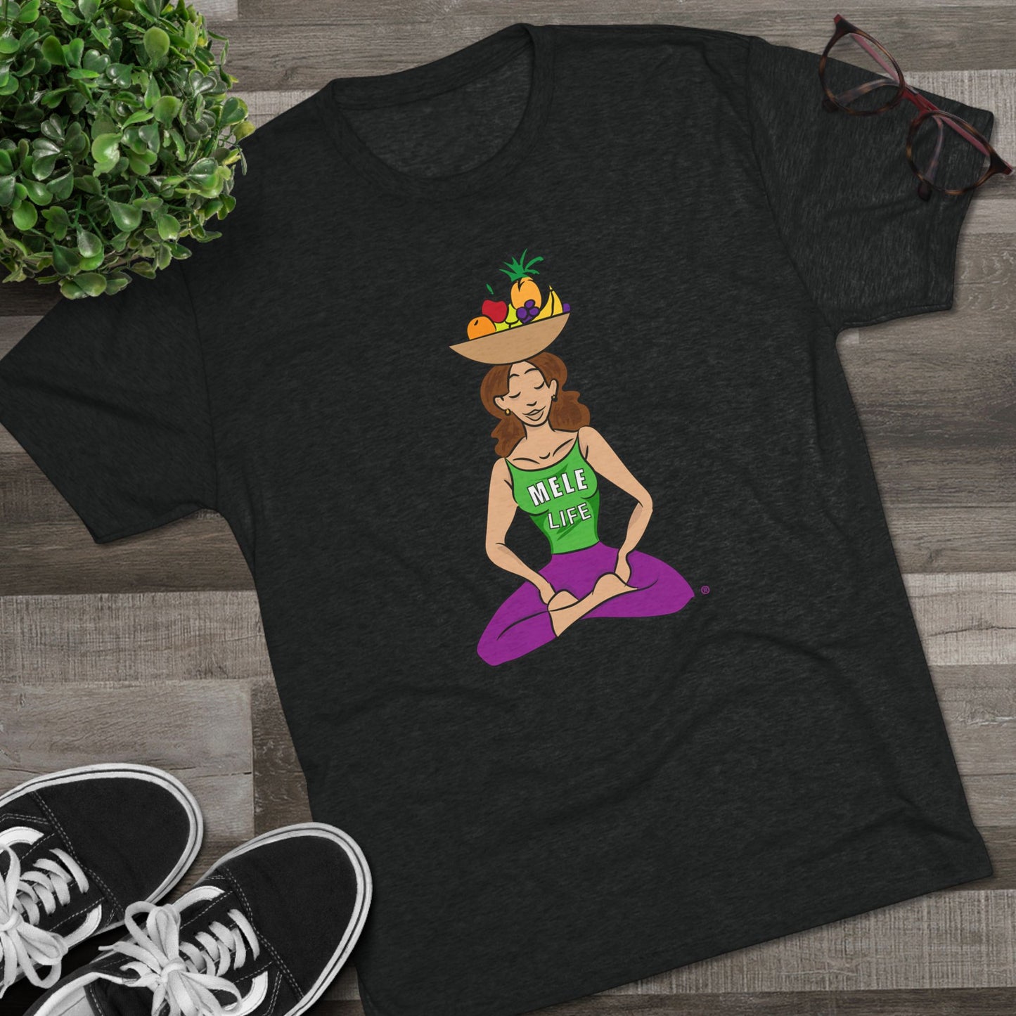 Triblend Tee (unisex) - Yoga Lady1