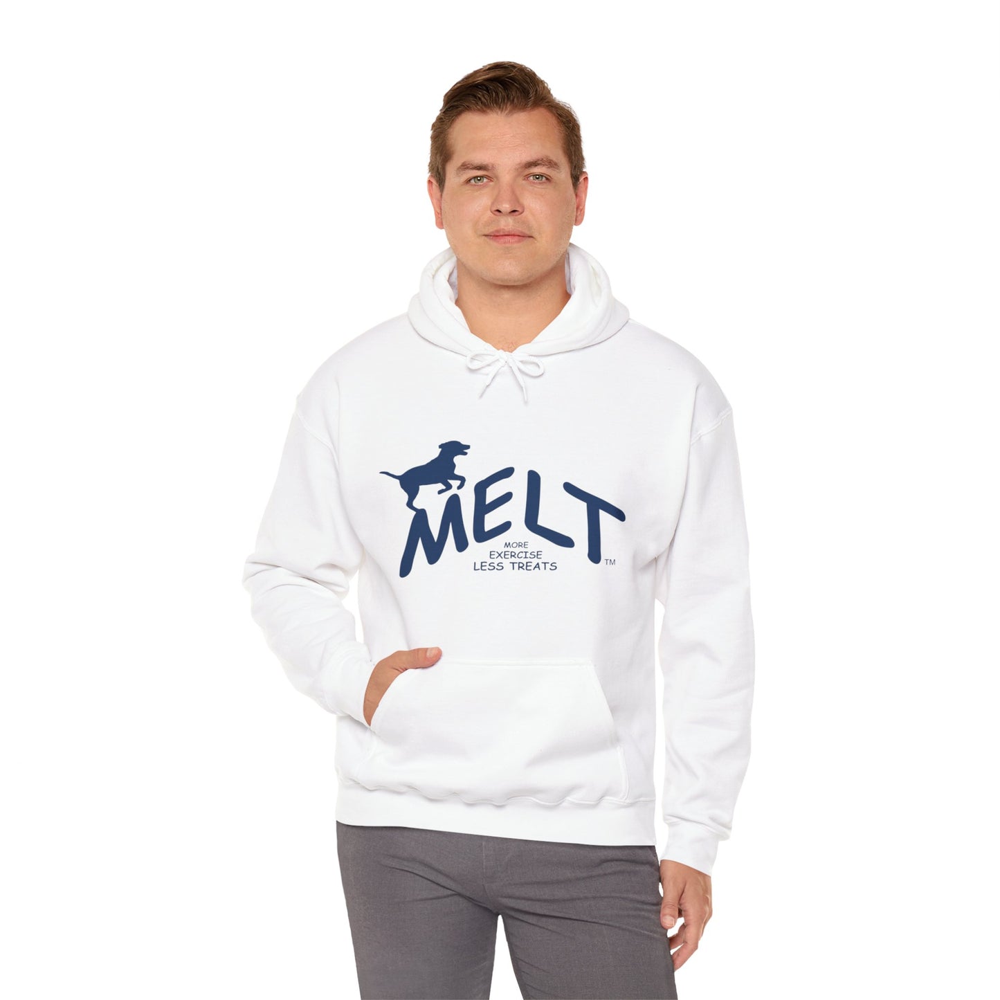 Hooded Sweatshirt (unisex) - MELT   (blue)