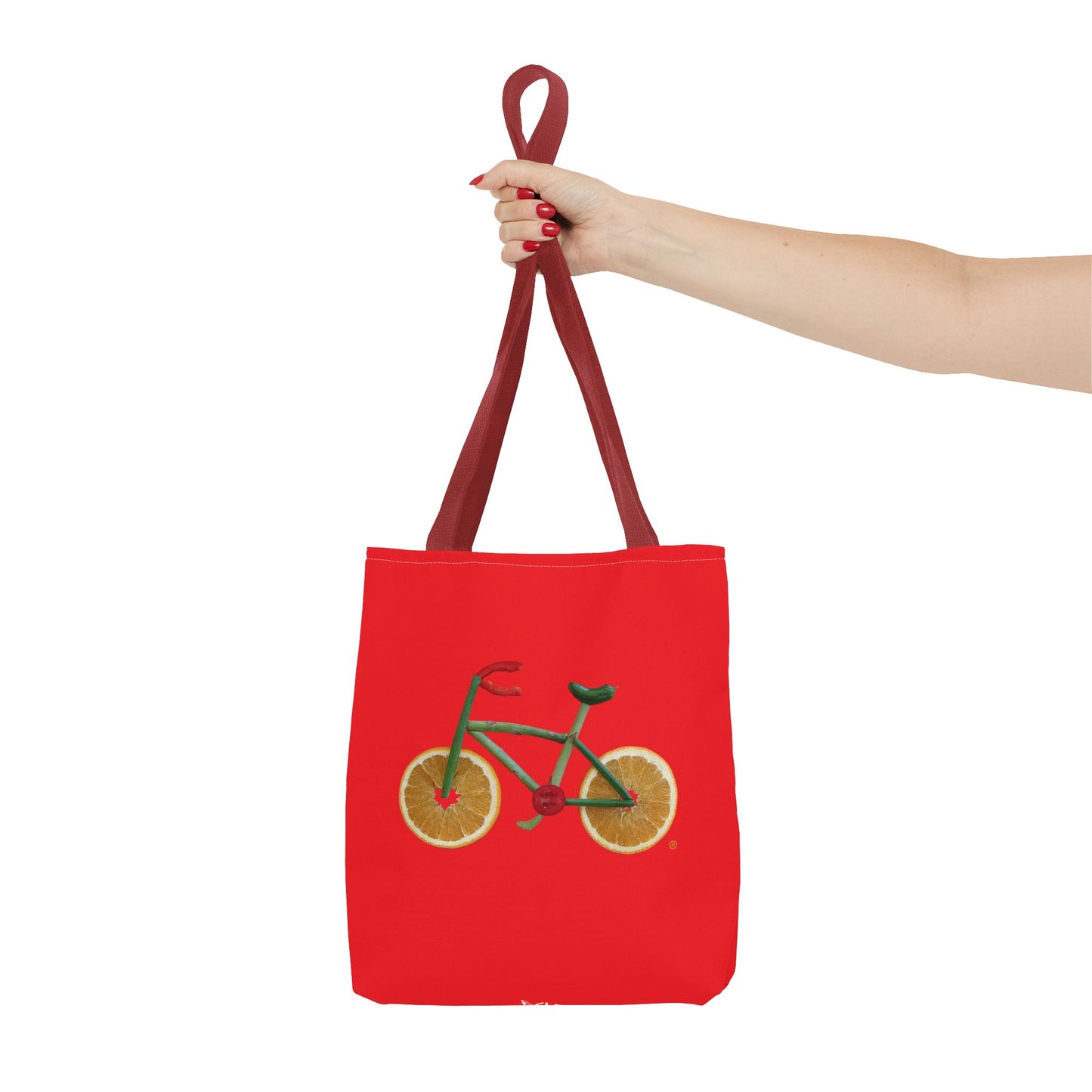 Tote Bag - Veggie Bike  (red)