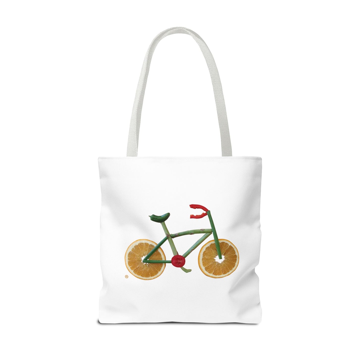 Tote Bag - Veggie Bike  (white)