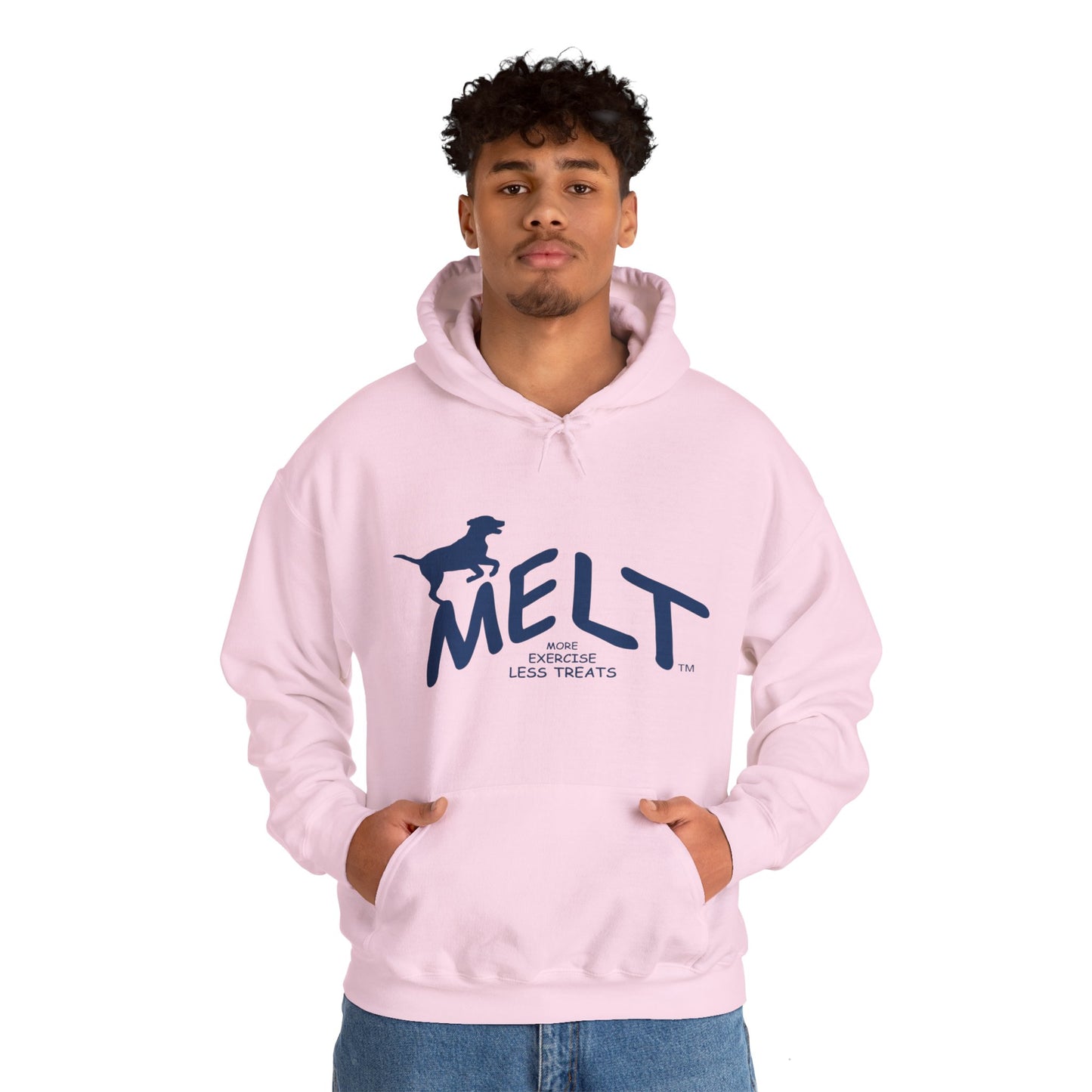 Hooded Sweatshirt (unisex) - MELT   (blue)