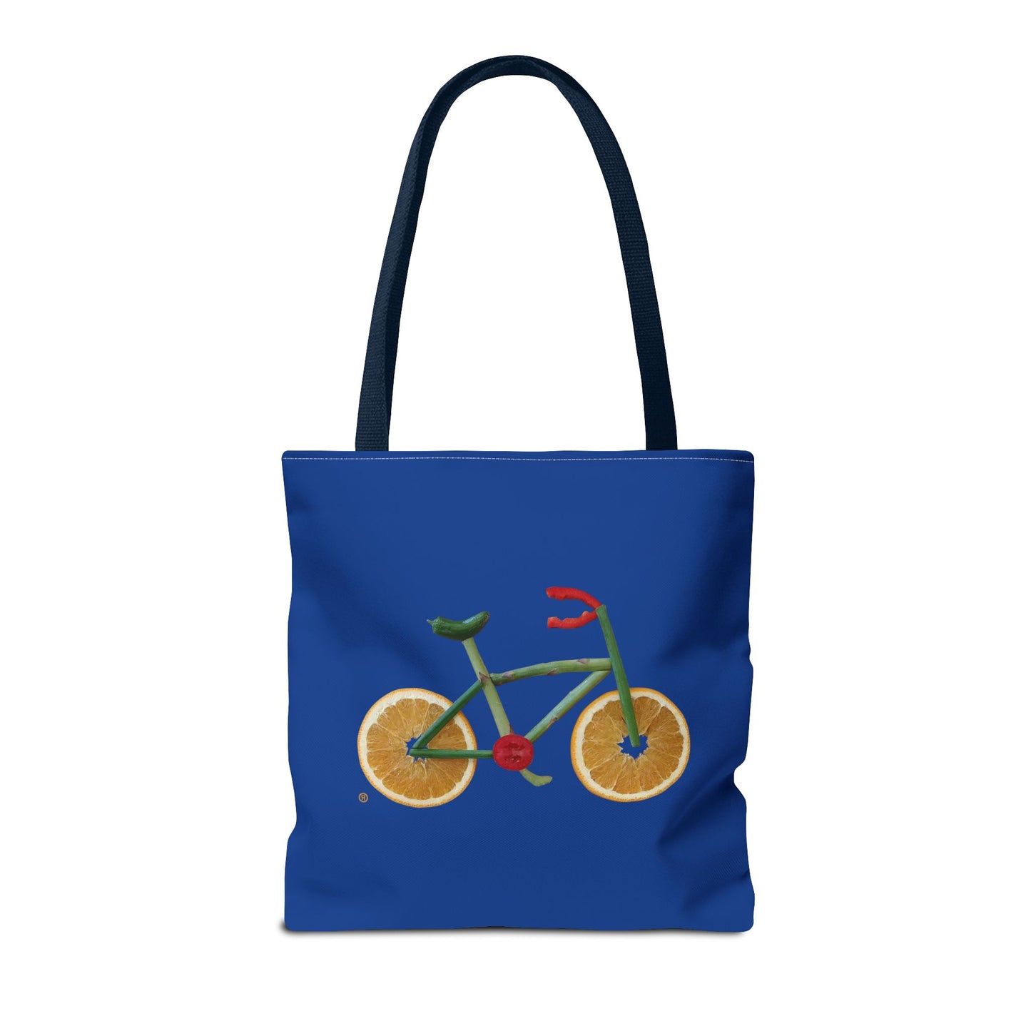 Tote Bag - Veggie Bike  (blue)