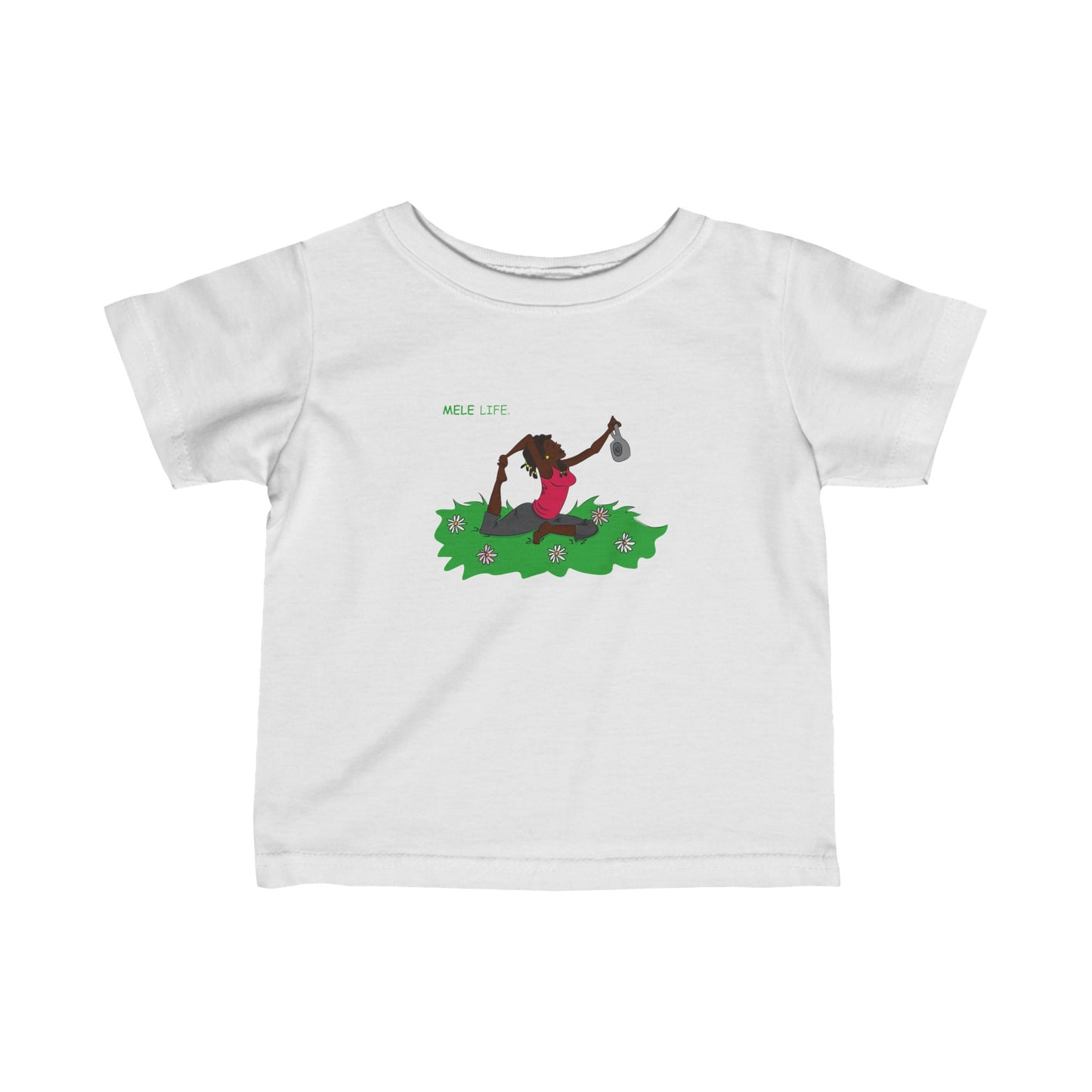 Infant Tee - Yoga Lady2