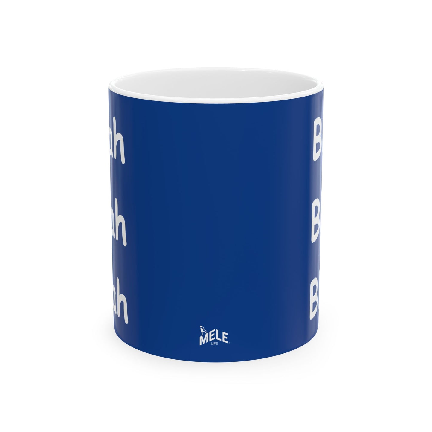 Coffee Mug (11oz/15oz) - Blah Blah Blah  (blue)
