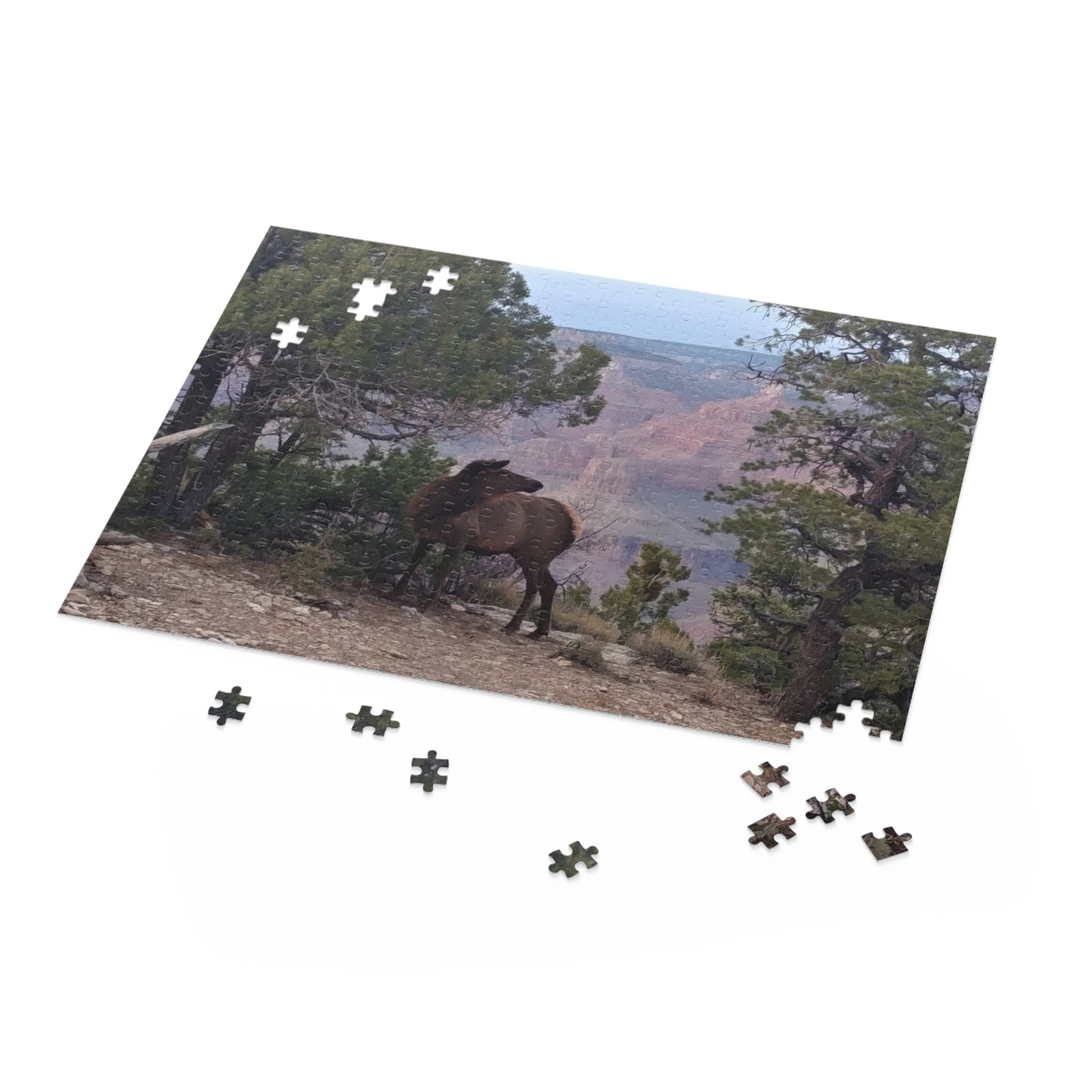 Puzzle -  Elk at Grand Canyon  (3 sizes)