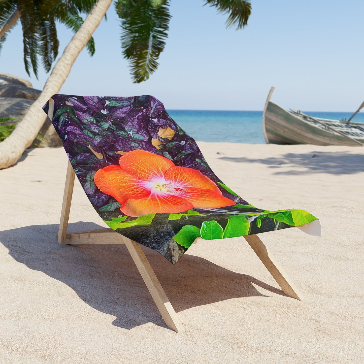 Beach, Bath & Pool Towel - Hibiscus Flower (Kauai)