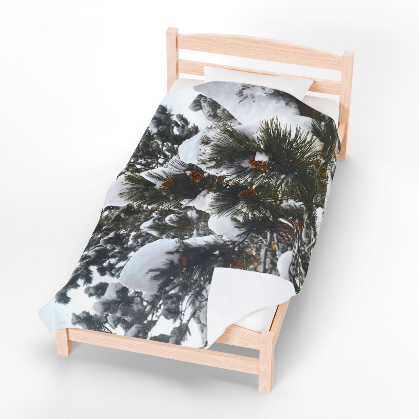 Blanket  - Pine Cones in Snow