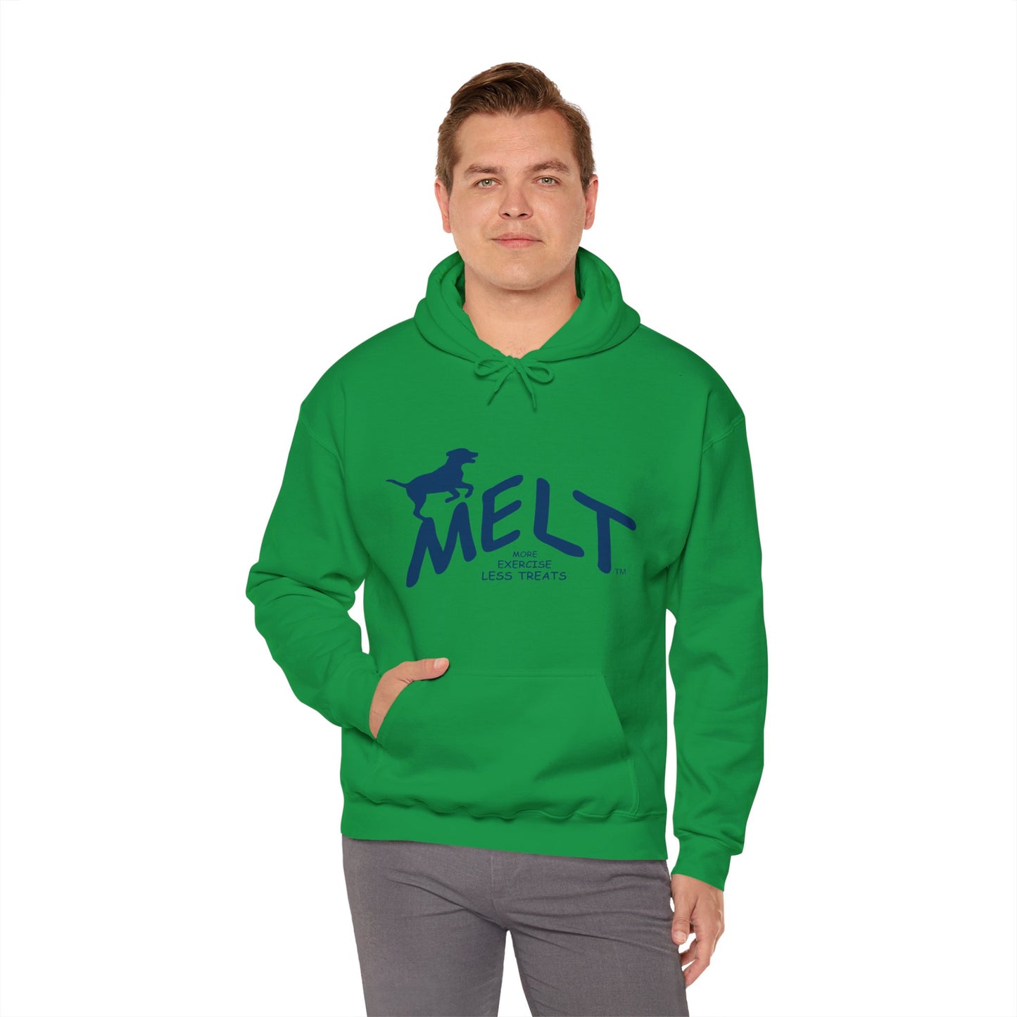 Hooded Sweatshirt (unisex) - MELT   (blue)