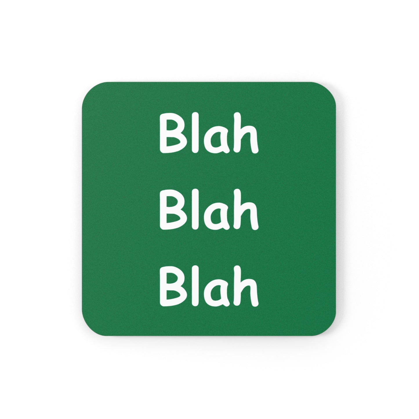 Coaster - Blah Blah Blah  (green)