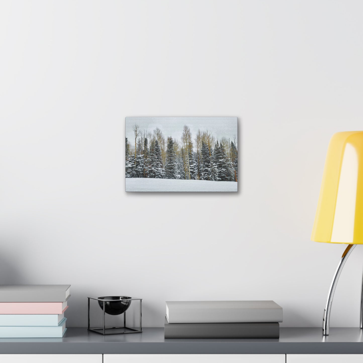 Canvas Wall Art - Forest Winterscape