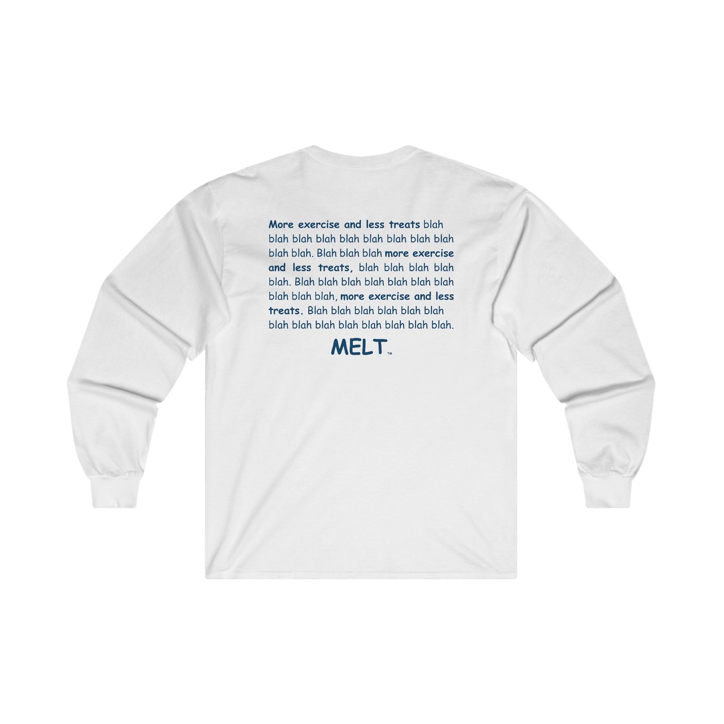 Long Sleeve Tee (unisex) - MELT  (large image - blue)