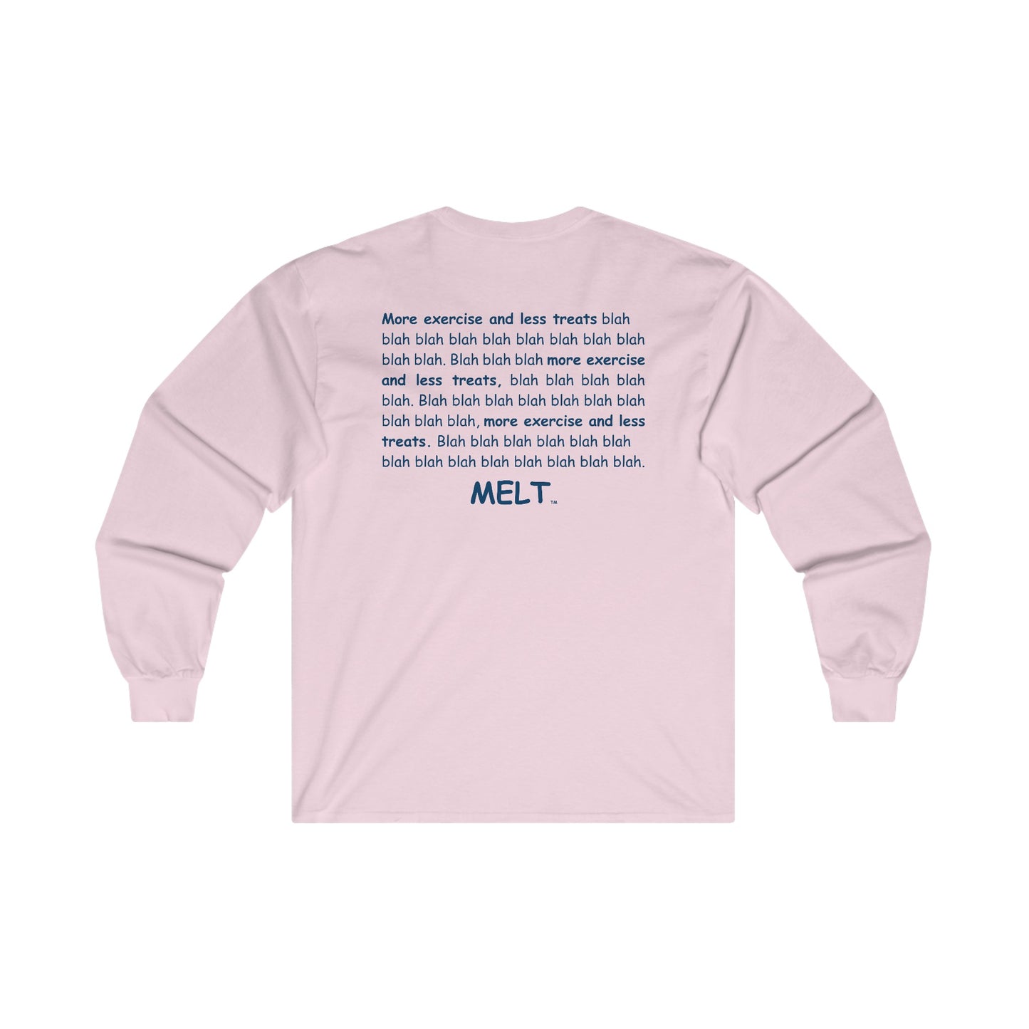 Long Sleeve Tee (unisex) - MELT  (large image - blue)