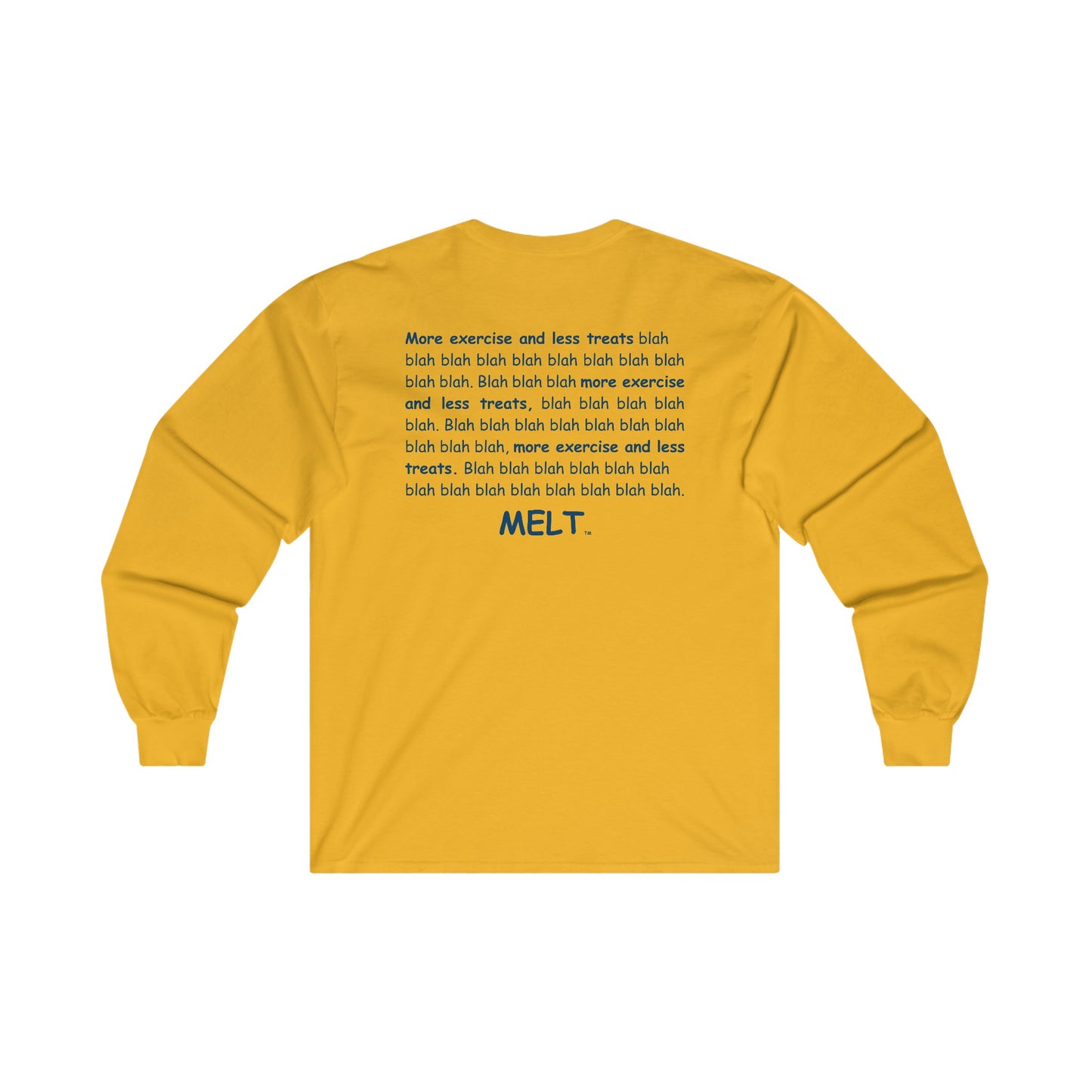 Long Sleeve Tee (unisex) - MELT  (large image - blue)