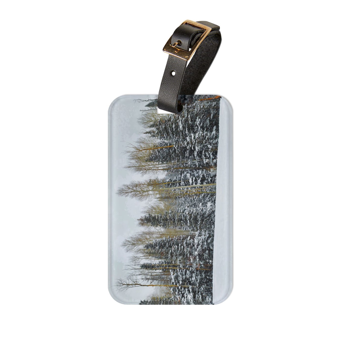 Luggage Tag - Forest Winterscape