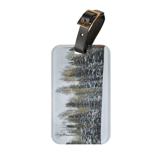 Luggage Tag - Forest Winterscape