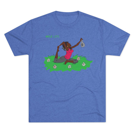 Triblend Tee (unisex) - Yoga Lady2
