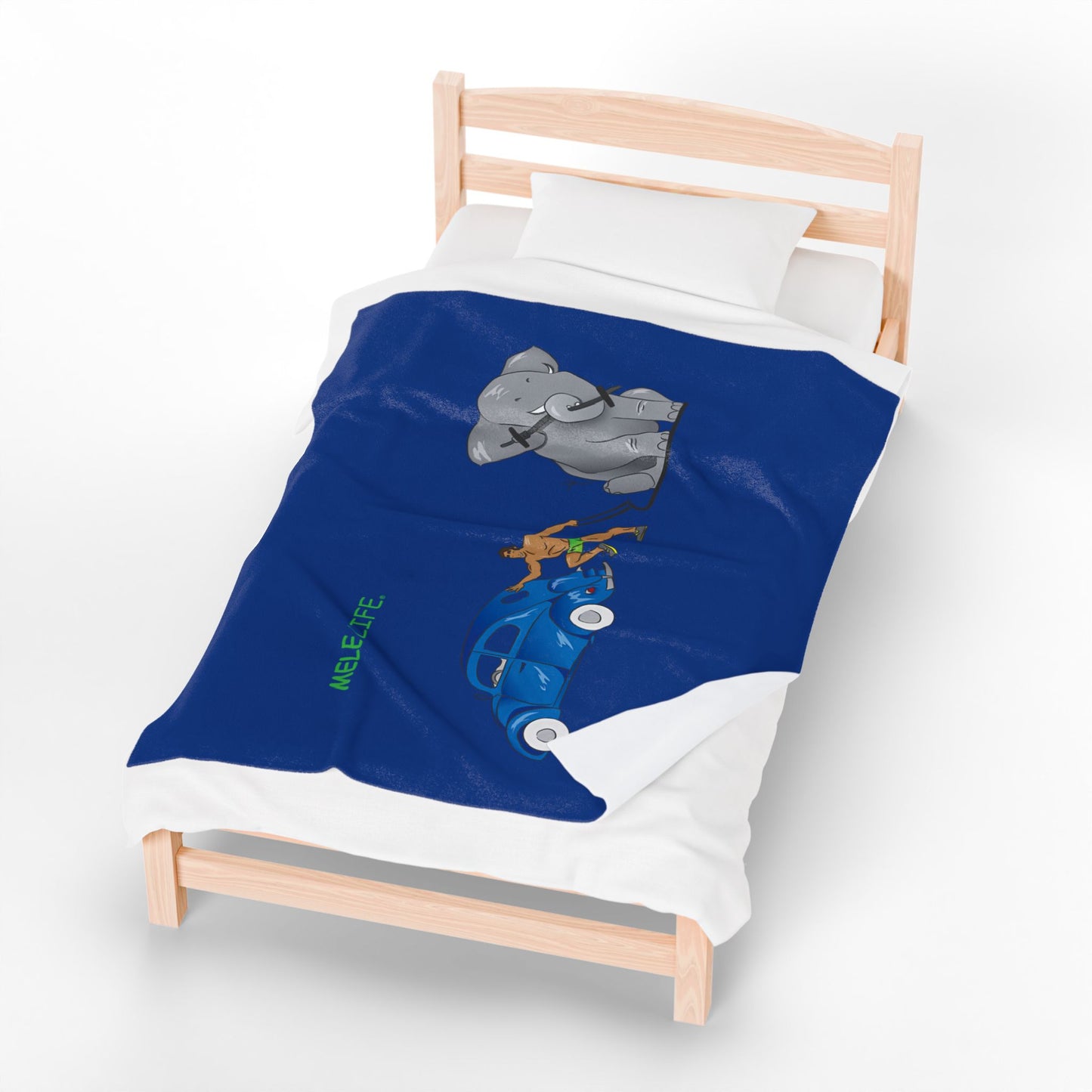 Blanket  - Strong Brown Man  (blue)