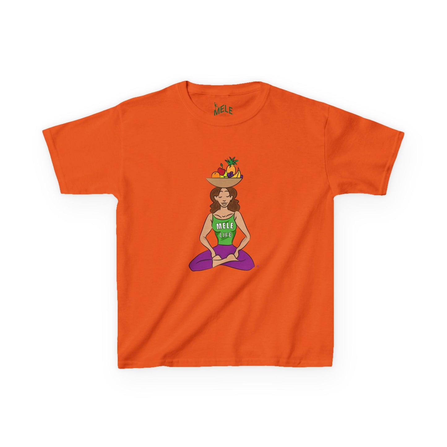 Kids Tee - Yoga Lady 1