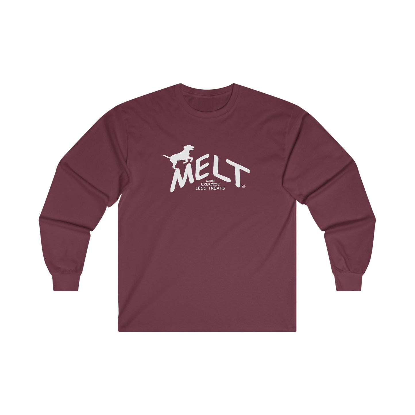 Long Sleeve Tee (unisex) - MELT  (large image - white)