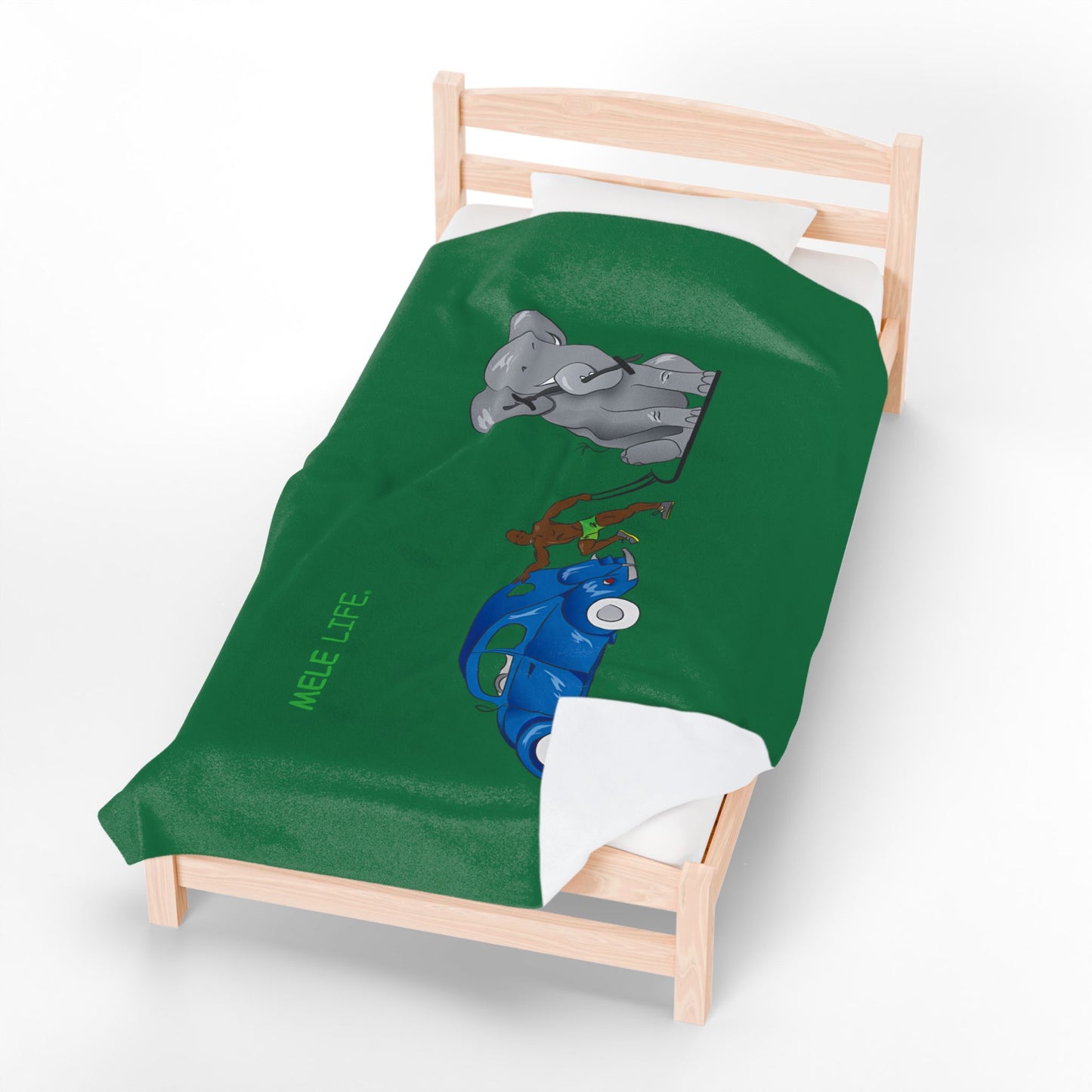 Blanket  - Strong Black Man  (green)