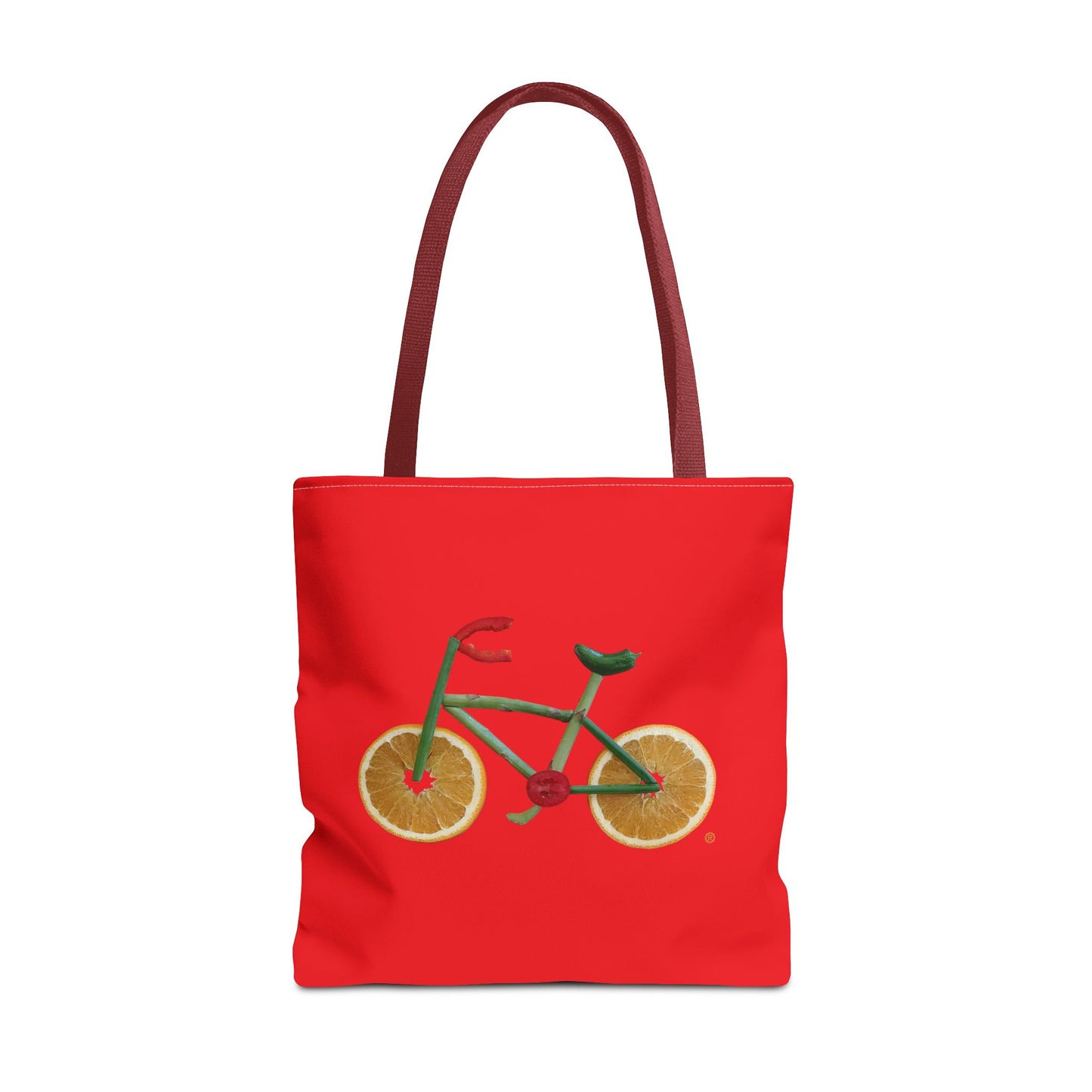 Tote Bag - Veggie Bike  (red)