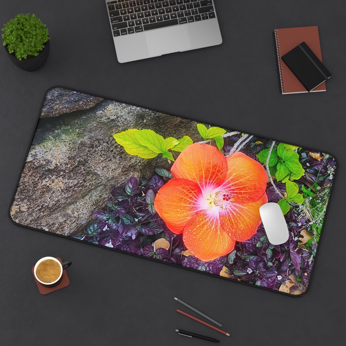 Desk Mat - Hawaiian Hibiscus Flower