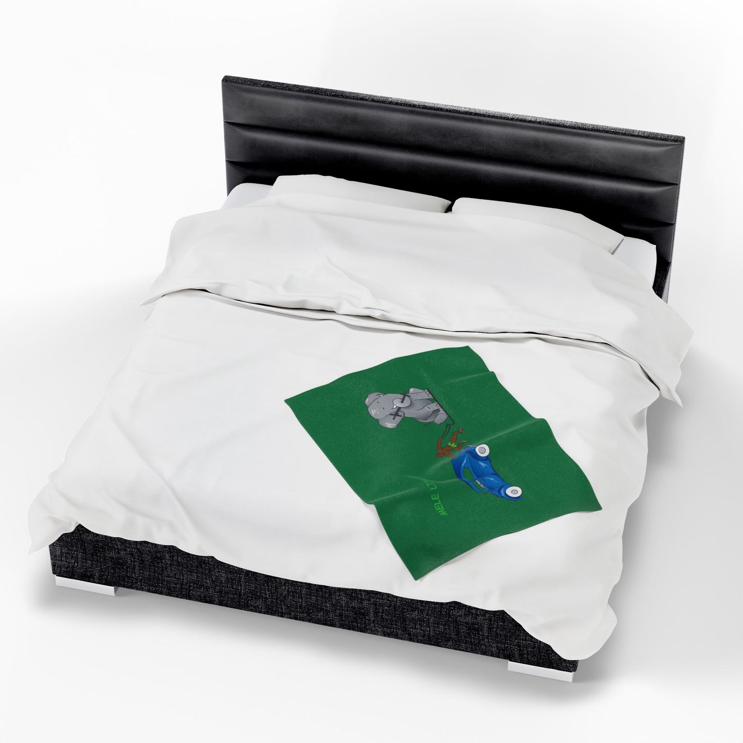 Blanket  - Strong Black Man  (green)