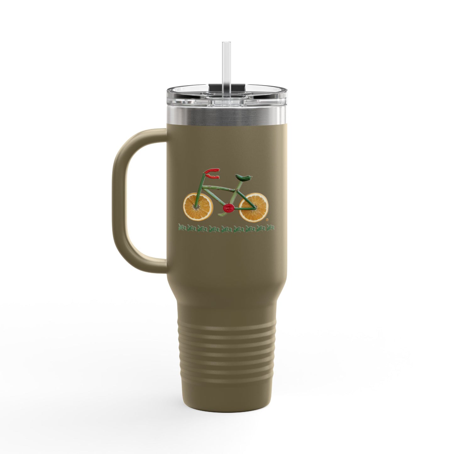 Travel Mug (40 oz) - Veggie Bike