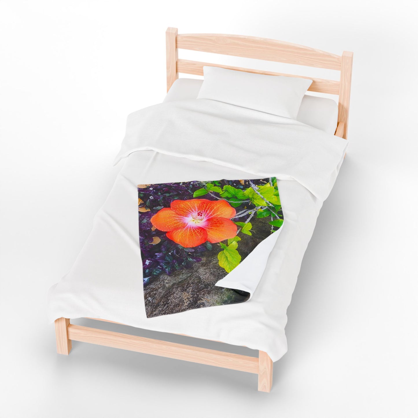 Blanket  - Hawaiian Hibiscus Flower