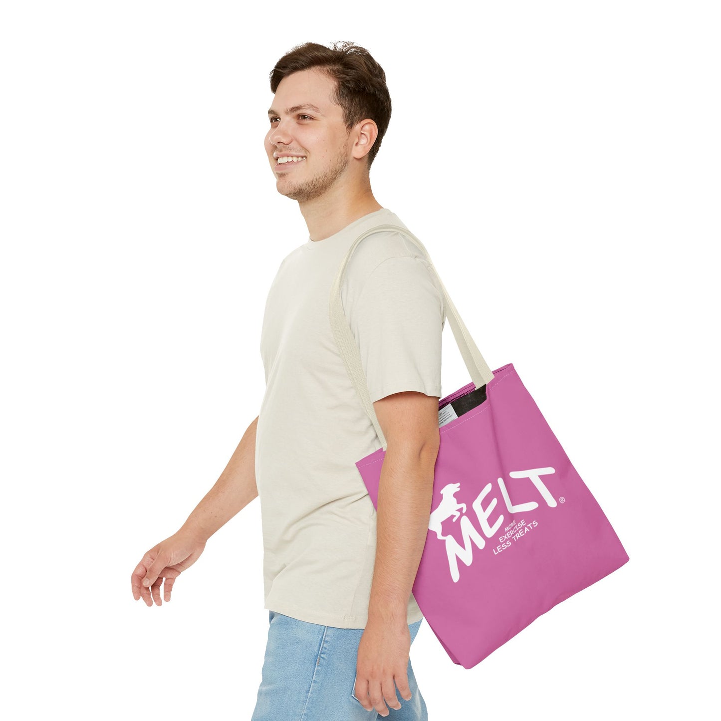 Tote Bag - MELT logo  (pink)