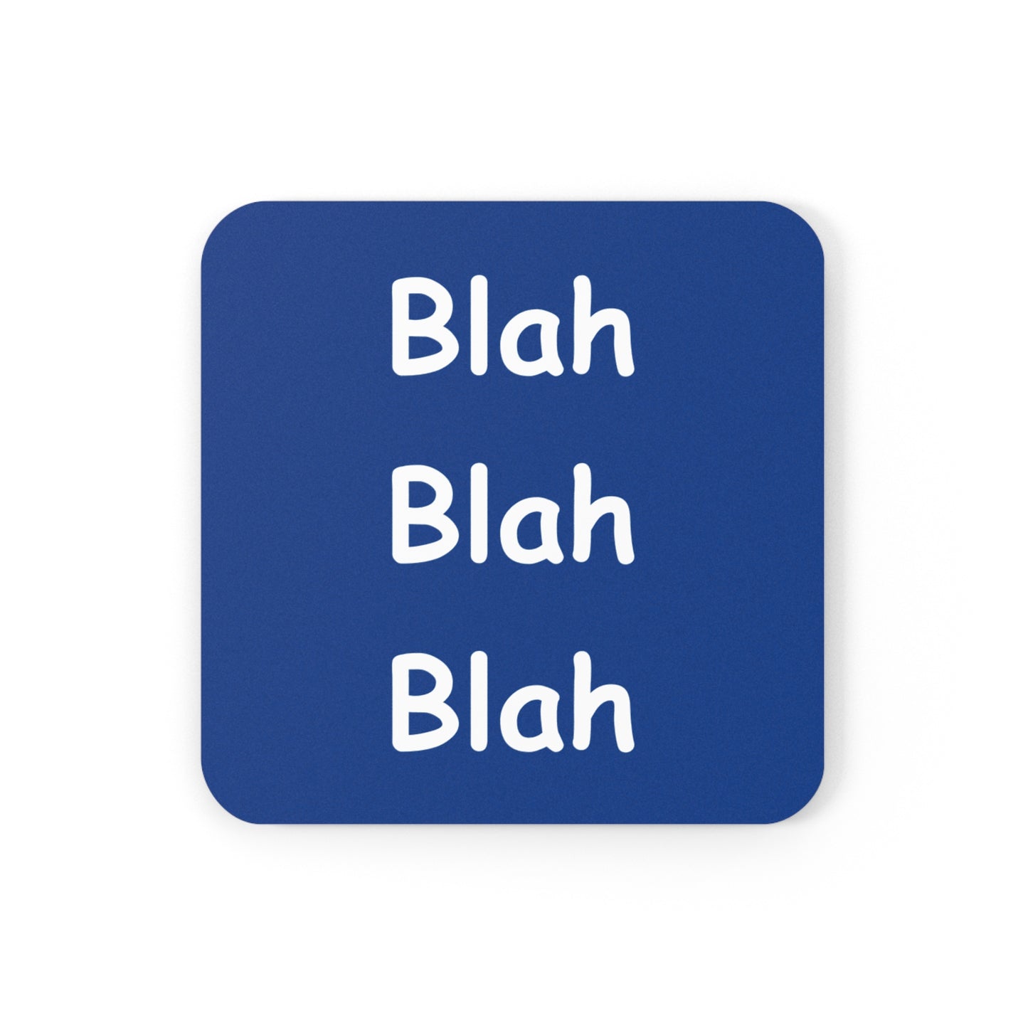 Coaster - Blah Blah Blah  (blue)