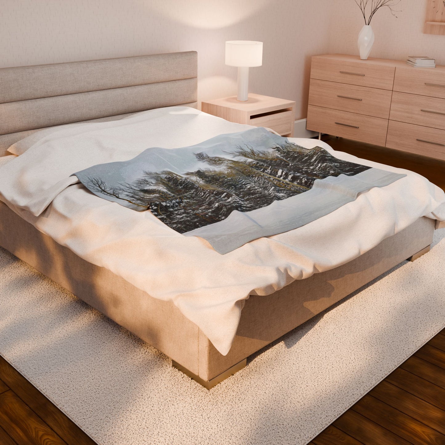 Blanket  - Forest Winterscape