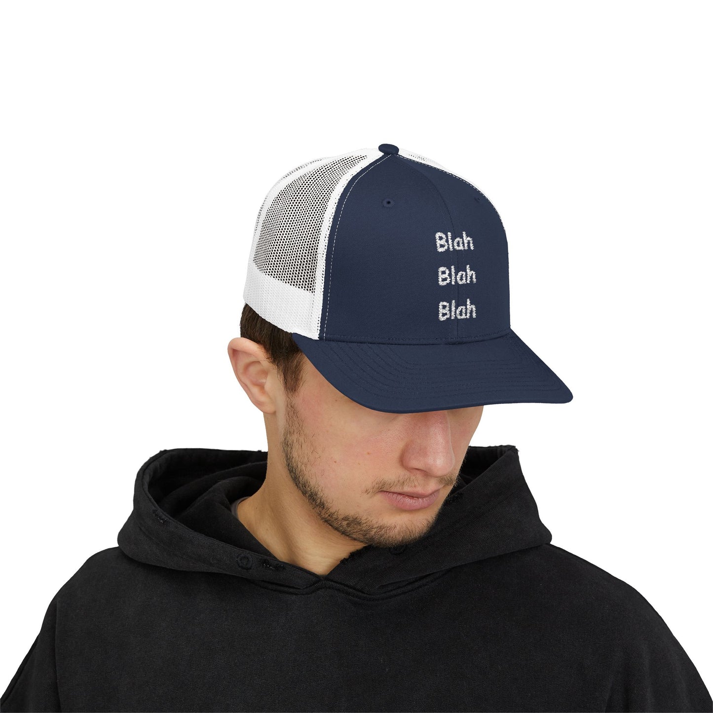 Baseball Cap (Snapback Trucker style) - Blah Blah Blah