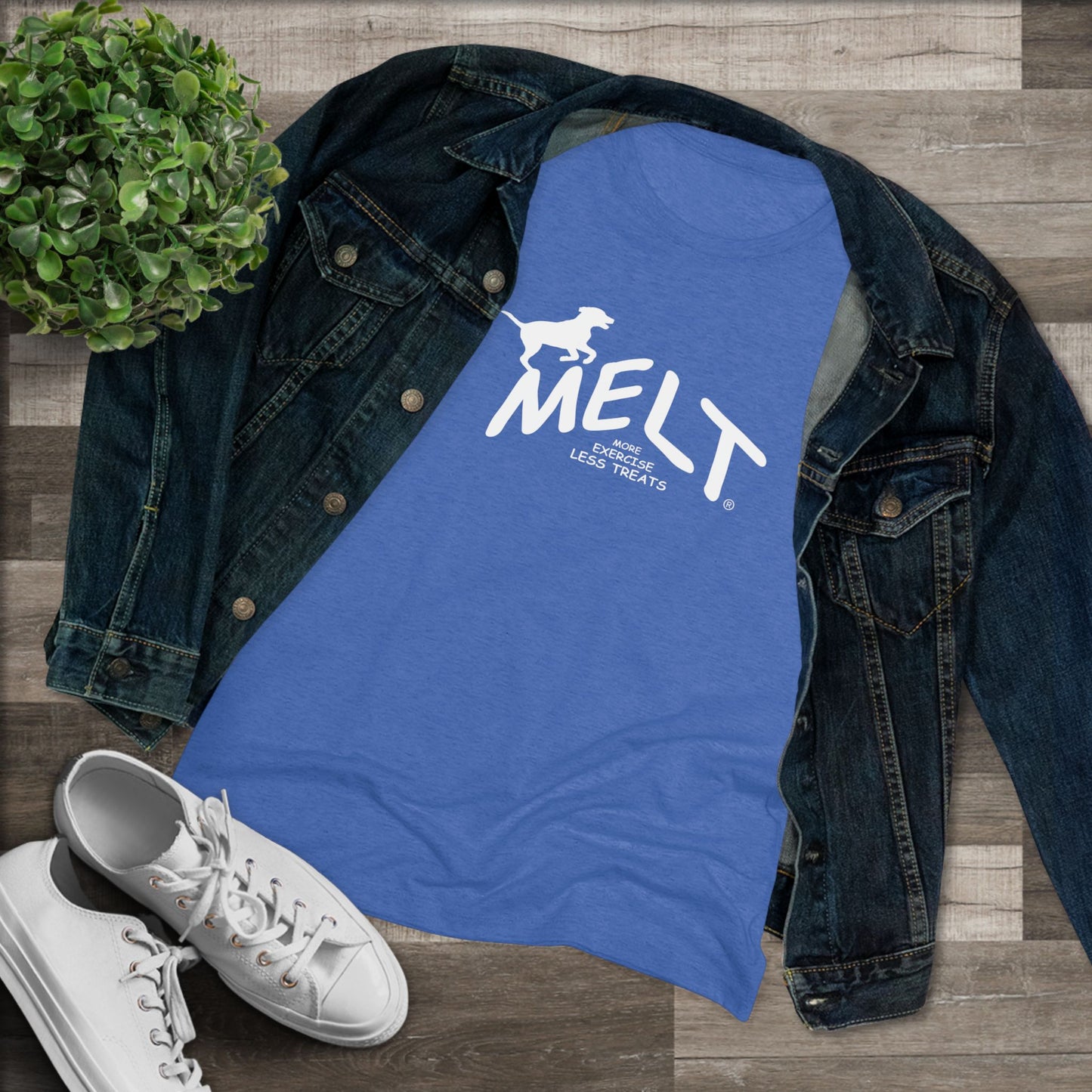 Women's Triblend Tee - MELT for dogs