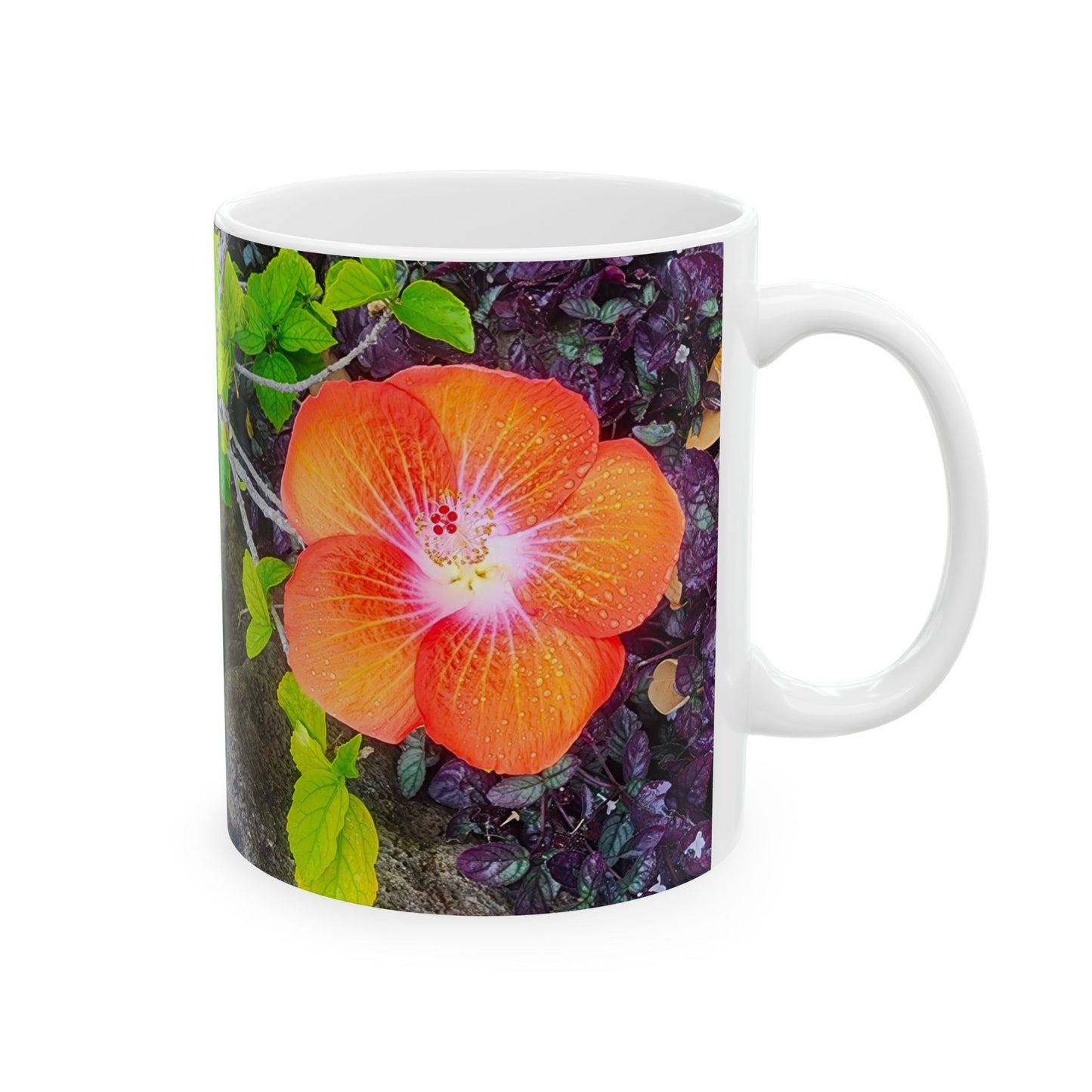 Coffee Mug (11oz/15oz) - Hawaiian Hibiscus Flower