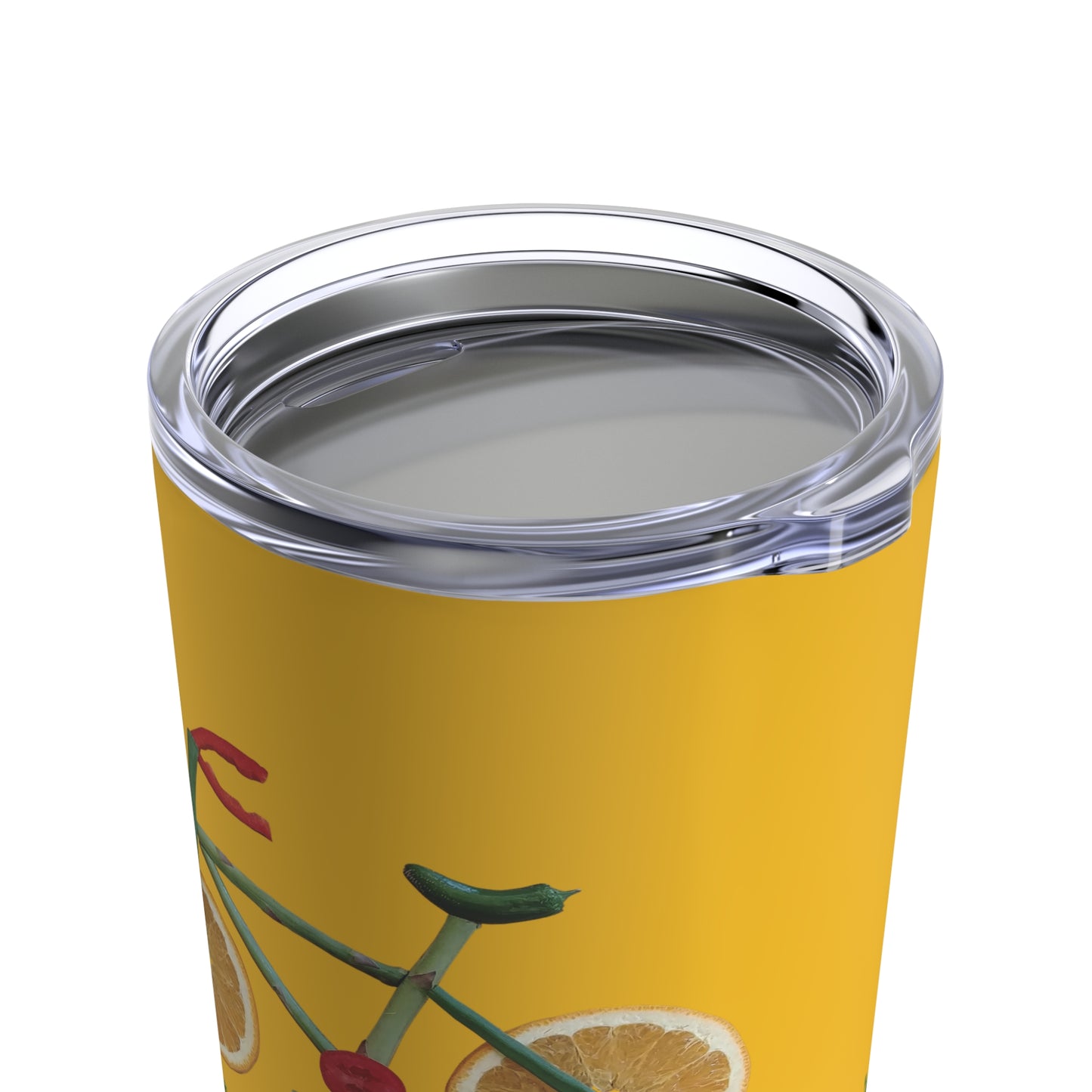 Tumbler 20oz - Veggie Bike   (yellow)