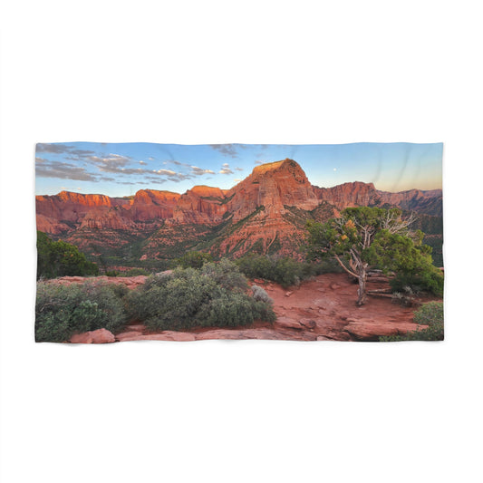 Beach, Bath & Pool Towel - Kolob Canyons at Sunset  (Zion)