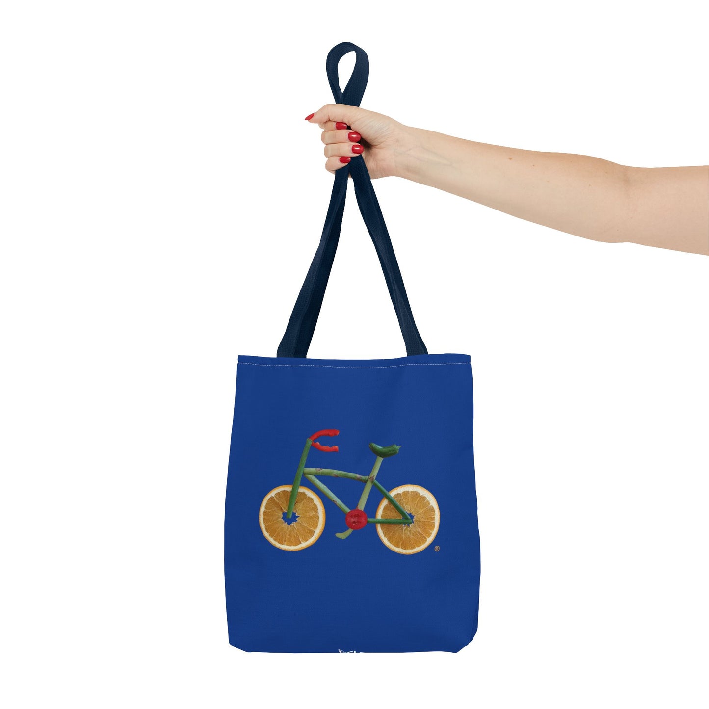Tote Bag - Veggie Bike  (blue)