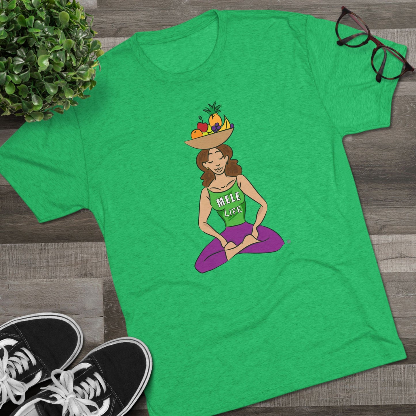 Triblend Tee (unisex) - Yoga Lady1