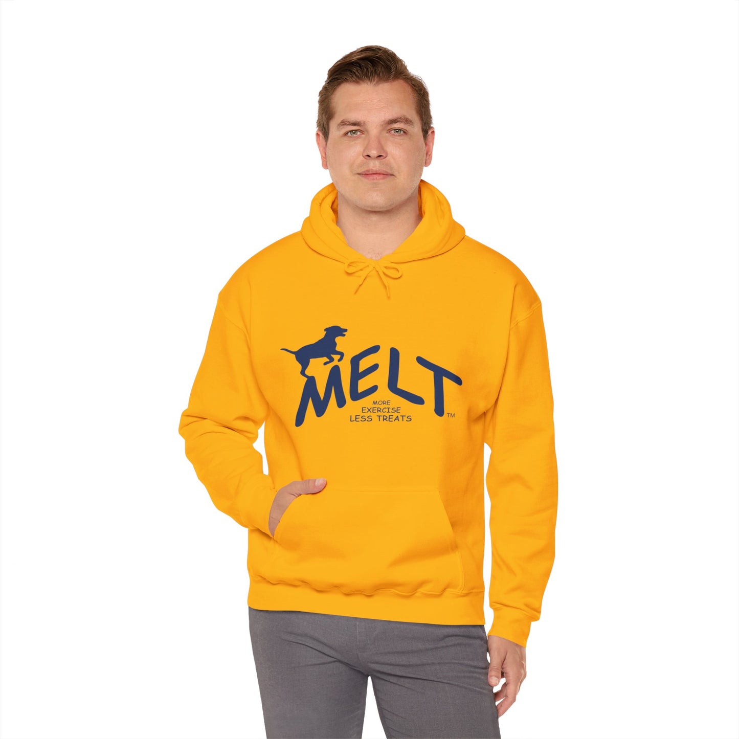 Hooded Sweatshirt (unisex) - MELT   (blue)