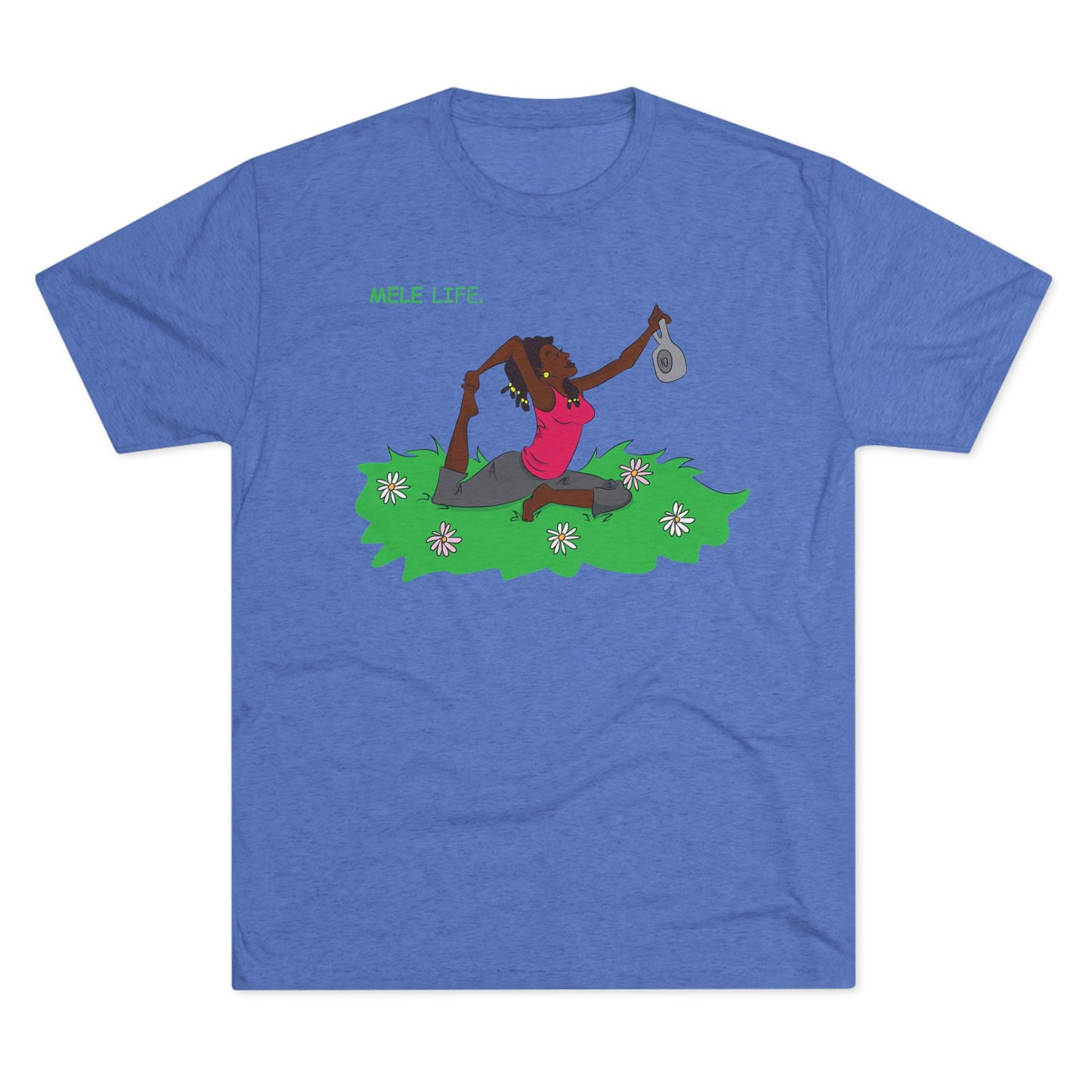 Triblend Tee (unisex) - Yoga Lady2