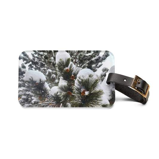 Luggage Tag - Pine Cones