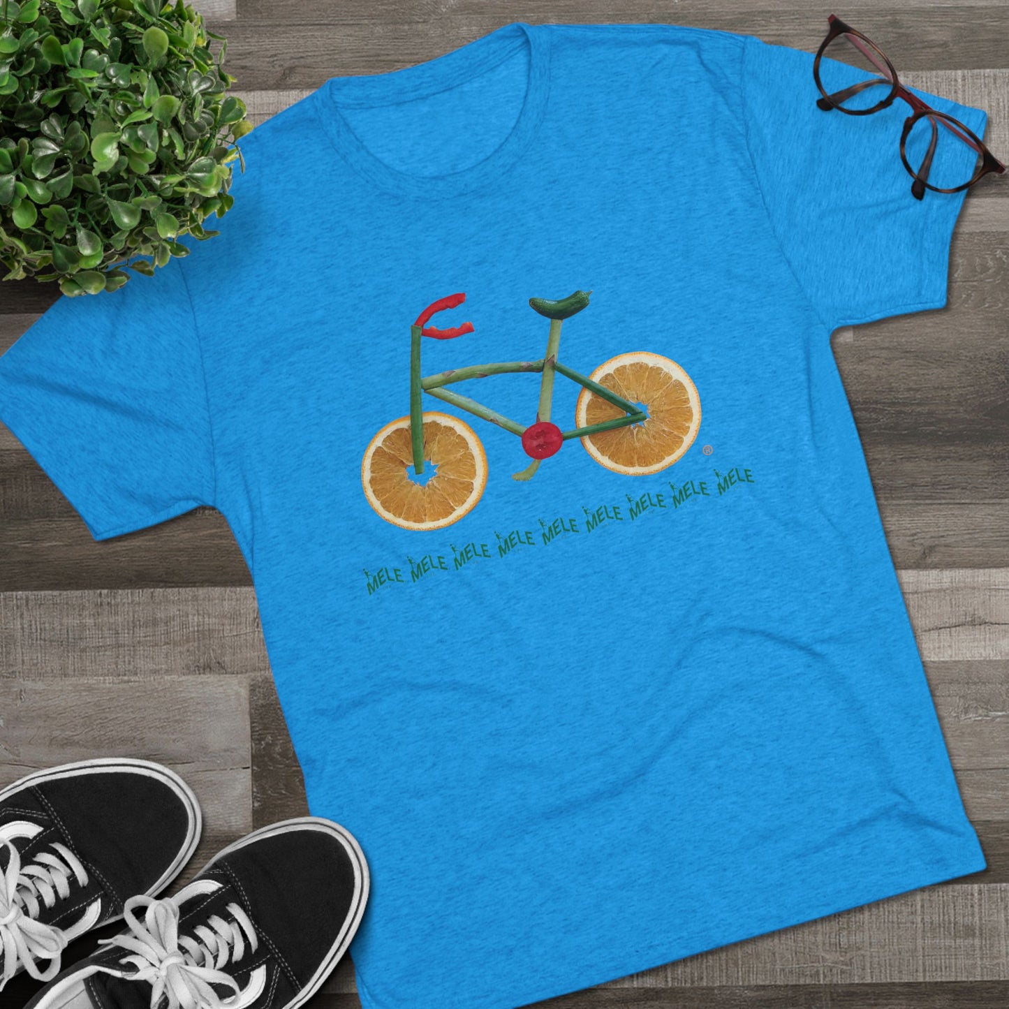 Triblend Tee (unisex) - Veggie Bike