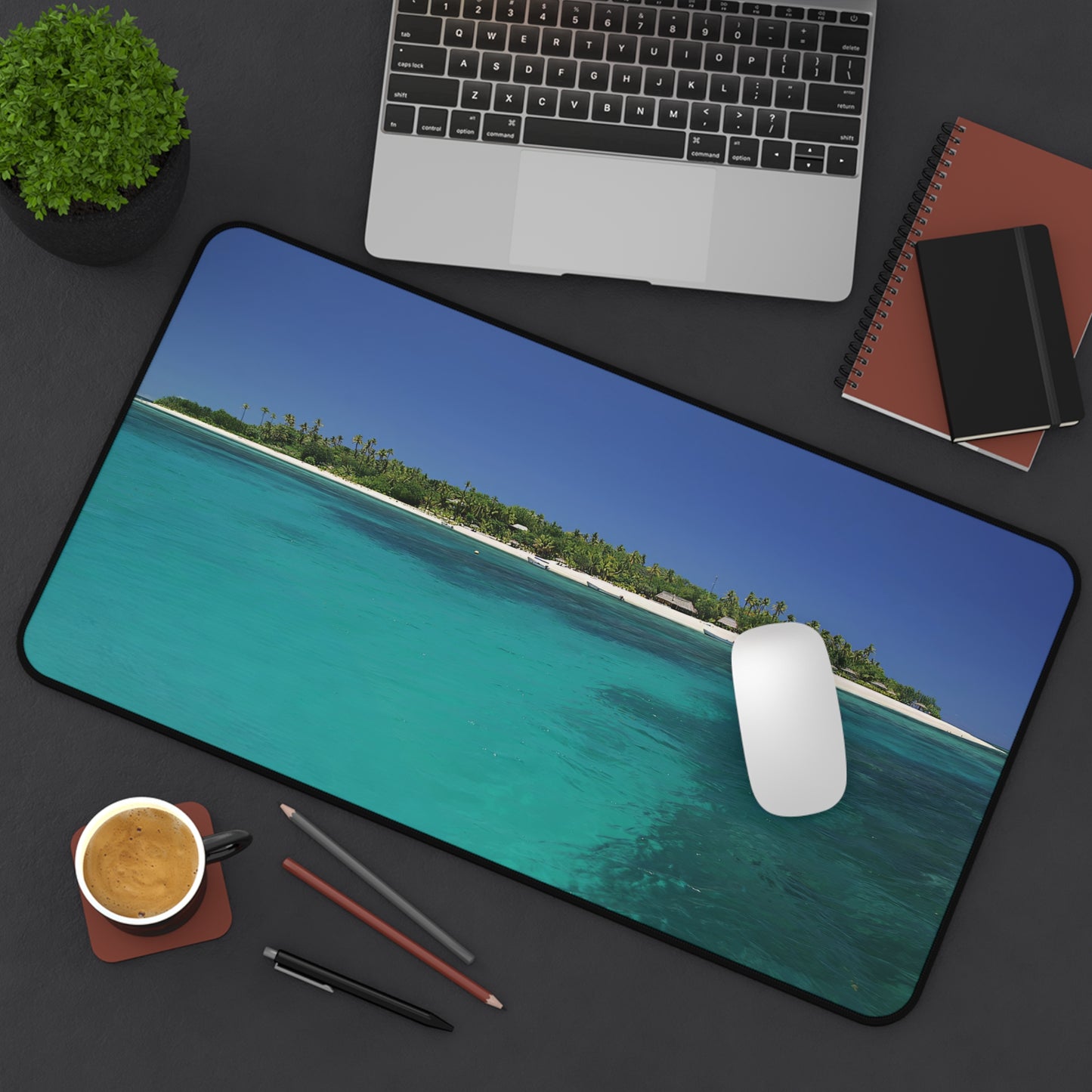 Desk Mat - Tropical Island